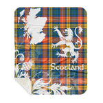 Sherpa Blanket - Tartan Blanket Thistle and Lion Scottish Clan Buchanan Ancient Plaid Blanket, plaid sherpa blanket queen,purple sherpa blanket,queen sherpa blanket,queen size sherpa blanket,red sherpa blanket,scottish tartan blankets,sherpa blanket,sherpa christmas blanket