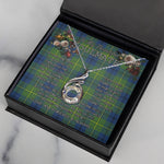 To My Beautiful Soulmate Necklace In Your Eyes I Have Found My Home Clan Johnston Ancient Tartan Rising Phoenix Necklace