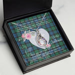 Rising Phoenix Necklace - Valentine Necklace Clan Blackwatch Ancient Tartan Gift for Girlfriend, Gift for My Wife Rising Phoenix Necklace