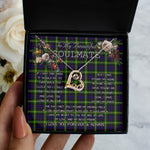 To My Beautiful Soulmate Necklace In Your Eyes I Have Found My Home Clan Watson Modern Tartan Forever Love Necklace