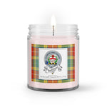 Soy Wax Candle - Buffalo Plaid Candle Clan Badge Buchanan Old Sett Tartan Plaid Soy Wax Candle, oil candle, candle handmade, wax candle, soy wax, nature wax, natural soy wax, natural soy candles, natural candle