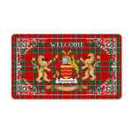 Doormat - Tartan Door Mat The Family Drummond Of Perth Welcome Mat, Plaid Doormat Scottish