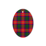 Wauchope Tartan Oval Ornaments, Christmas Tree Ornament, Plaid Christmas Ornaments, Ceramic Oval Christmas Tree Decoration, Tartan Oval Ornaments, Christmas Tree Ornament, Plaid Christmas Ornaments, Ceramic Oval Christmas Tree Decoration