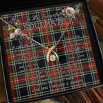 To My Beautiful Soulmate Necklace In Your Eyes I Have Found My Home Clan Stewart High Stewards Tartan Wishbone Dancing Necklace