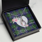 Rising Phoenix Necklace - Valentine Necklace Clan Campbell Tartan Gift for Girlfriend, Gift for My Wife Rising Phoenix Necklace