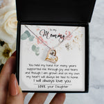 To My Mom Necklace, To My Mom Necklace Card – Alluring Beauty Necklace – Jewelry For Mom Gifts Forever Love Necklace