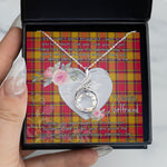 Rising Phoenix Necklace - Valentine Necklace Clan Scrymgeour Tartan Gift for Girlfriend, Gift for My Wife Rising Phoenix Necklace
