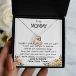 To My Mommy Necklace, To My Mommy Necklace, Gift For Mom To Be Necklace, Gift For First Time Mom, Expecting Mother Necklace, New Mom Necklace Gift Forever Love Necklace