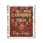 Products Personalized Gift Tartan Plaid Blanket Clan Fenton With Christmas Cookie Baking Crew Christmas Gift Blanket, Plaid Blanket, Christmas Fleece Blanket, Christmas Blanket, Tartan Blanket, Scottish Blanket, Scotland Blanket, Family Name Blanket, Custom Blanket, Personalized Blanket