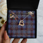 To My Beautiful Soulmate Necklace In Your Eyes I Have Found My Home Clan Rutherford Hunting Tartan Forever Love Necklace