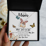 Love Dancing Necklace - To My Mom Necklace, I'll Be By Your Side, To My Mom Gift Neckalce