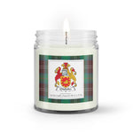 Soy Wax Candle - Buffalo Plaid Candle Chisholm Hunting Ancient Family Crest Tartan Plaid Soy Wax Candle, oil candle, candle handmade, wax candle, soy wax, nature wax, natural soy wax, natural soy candles, natural candle