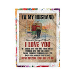 Scotstee Shop - Personalized Husband Gifts Letter To My Husband Never Forget Gifts Fleece Blanket