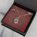 To My Beautiful Soulmate Necklace In Your Eyes I Have Found My Home Clan MacBean Tartan Rising Phoenix Necklace
