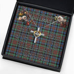 To My Beautiful Soulmate Necklace In Your Eyes I Have Found My Home Clan MacDuff Hunting Ancient Tartan Cross Dancing Necklace