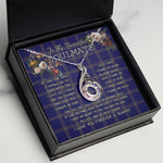 To My Beautiful Soulmate Necklace In Your Eyes I Have Found My Home Clan Crichton Tartan Rising Phoenix Necklace