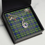 To My Beautiful Soulmate Necklace In Your Eyes I Have Found My Home Clan Monteith Hunting Tartan Rising Phoenix Necklace