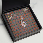 To My Beautiful Soulmate Necklace In Your Eyes I Have Found My Home Clan MacNaughton Ancient Tartan Rising Phoenix Necklace