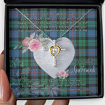 Gift For My Beautiful Girlfriend Necklace Valentine Necklace Clan Morrison Ancient Tartan Cross Dancing Necklace Scottish Tartan Jewelry