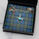 Sea Turtle Necklace To My Beautiful Soulmate Necklace In Your Eyes I Have Found My Home Clan MacLeod Of Harris Tartan Blue Turtle Necklace