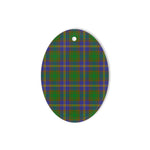 Strange Of Balcaskie Tartan Oval Ornaments, Christmas Tree Ornament, Plaid Christmas Ornaments, Ceramic Oval Christmas Tree Decoration, Tartan Oval Ornaments, Christmas Tree Ornament, Plaid Christmas Ornaments, Ceramic Oval Christmas Tree Decoration