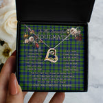 To My Beautiful Soulmate Necklace In Your Eyes I Have Found My Home Clan Dickson Tartan Forever Love Necklace