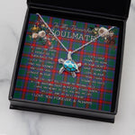 Sea Turtle Necklace To My Beautiful Soulmate Necklace In Your Eyes I Have Found My Home Clan Jardine Dress Tartan Blue Turtle Necklace