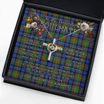 To My Beautiful Soulmate Necklace In Your Eyes I Have Found My Home Clan MacLaren Tartan Cross Dancing Necklace