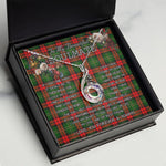 To My Beautiful Soulmate Necklace In Your Eyes I Have Found My Home Clan Blackstock Tartan Rising Phoenix Necklace