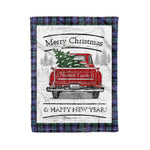 Tartan Blanket Vintage Red Truck with Christmas Tree Family Scottish Clan Mitchell plaid blanket, red plaid blanket, buffalo plaid blanket, green plaid blanket, plaid fleece blanket, blue plaid blanket, red tartan blanket, tartan plaid blanket, black and white plaid blanket, , christmas plaid blanket, orange plaid blanket, tartan plaid throw blanket, pink plaid blanket, brown plaid blanket, buffalo check blanket