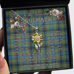 To My Beautiful Soulmate Sunflower Necklace In Your Eyes I Have Found My Home Clan Gillies Tartan Jewelry For Girlfriend