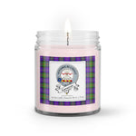 Soy Wax Candle - Buffalo Plaid Candle Clan Badge Cameron Tartan Plaid Soy Wax Candle, oil candle, candle handmade, wax candle, soy wax, nature wax, natural soy wax, natural soy candles, natural candle