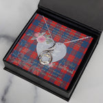 Rising Phoenix Necklace - Valentine Necklace Clan Galloway Tartan Gift for Girlfriend, Gift for My Wife Rising Phoenix Necklace