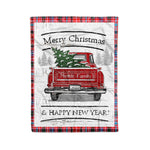 Tartan Blanket Vintage Red Truck with Christmas Tree Family Scottish Clan Meikle plaid blanket, red plaid blanket, buffalo plaid blanket, green plaid blanket, plaid fleece blanket, blue plaid blanket, red tartan blanket, tartan plaid blanket, black and white plaid blanket, , christmas plaid blanket, orange plaid blanket, tartan plaid throw blanket, pink plaid blanket, brown plaid blanket, buffalo check blanket