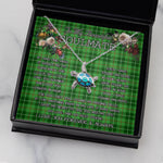 Sea Turtle Necklace To My Beautiful Soulmate Necklace In Your Eyes I Have Found My Home Clan Boyle Tartan Blue Turtle Necklace