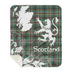 Sherpa Blanket - Tartan Blanket Thistle and Lion Scottish Clan Craig Plaid Blanket, plaid sherpa blanket queen,purple sherpa blanket,queen sherpa blanket,queen size sherpa blanket,red sherpa blanket,scottish tartan blankets,sherpa blanket,sherpa christmas blanket