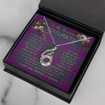 To My Beautiful Soulmate Necklace In Your Eyes I Have Found My Home Clan Wardlaw Tartan Rising Phoenix Necklace
