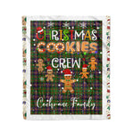 Personalized Gift Tartan Plaid Blanket Clan Cochrane Hunting With Christmas Cookie Baking Crew Christmas Gift Blanket, Plaid Blanket, Christmas Fleece Blanket, Christmas Blanket, Tartan Blanket, Scottish Blanket, Scotland Blanket, Family Name Blanket, Custom Blanket, Personalized Blanket