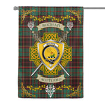 House Flag - Buchan Ancient Irish Shield Celtic Cross Tartan Garden Flag St Patrick's Day Garden Flag