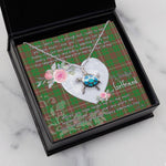 Sea Turtle Necklace Gift for My Beautiful Girlfriend Valentines Necklace Clan MacKinnon Hunting Modern Tartan Blue Turtle Necklace