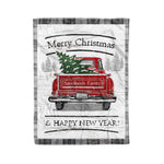 Tartan Blanket Vintage Red Truck with Christmas Tree Family Scottish Clan Sandilands Grey plaid blanket, red plaid blanket, buffalo plaid blanket, green plaid blanket, plaid fleece blanket, blue plaid blanket, red tartan blanket, tartan plaid blanket, black and white plaid blanket, , christmas plaid blanket, orange plaid blanket, tartan plaid throw blanket, pink plaid blanket, brown plaid blanket, buffalo check blanket