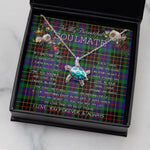 Sea Turtle Necklace To My Beautiful Soulmate Necklace In Your Eyes I Have Found My Home Clan Brodie Hunting Tartan Blue Turtle Necklace