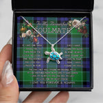 Sea Turtle Necklace To My Beautiful Soulmate Necklace In Your Eyes I Have Found My Home Clan Monteith Tartan Blue Turtle Necklace, Valentine Necklace Gift for Girlfriend Clan Mitchell Ancient Tartan Sunflower Pendant Necklace, Scottish Tartan Jewelry, valentine necklace, necklace girlfriend, necklace for wife, cute necklaces for girlfriend, jewelry for girlfriend, to my soulmate necklace, to my future wife necklace