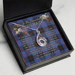 To My Beautiful Soulmate Necklace In Your Eyes I Have Found My Home Clan Angus Modern Tartan Rising Phoenix Necklace