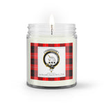 Soy Wax Candle - Buffalo Plaid Candle Clan Crest Badge Cunningham Modern Tartan Plaid Soy Wax Candle, oil candle, candle handmade, wax candle, soy wax, nature wax, natural soy wax, natural soy candles, natural candle