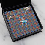 Sea Turtle Necklace To My Beautiful Soulmate Necklace In Your Eyes I Have Found My Home Clan MacBeth Modern Tartan Blue Turtle Necklace