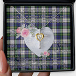 Gift For My Beautiful Girlfriend Necklace Valentine Necklace Clan Meldrum Gordon Tartan Cross Dancing Necklace Scottish Tartan Jewelry