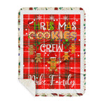 Personalized Gift Tartan Plaid Blanket Clan Duke Of Rothesay With Christmas Cookie Baking Crew Christmas Gift Sherpa Blanket, tartan sherpa blanket,buffalo plaid sherpa blanket,christmas sherpa blanket,Christmas Throw Blanket,green plaid sherpa blanket,green sherpa blanket