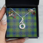 To My Beautiful Soulmate Necklace In Your Eyes I Have Found My Home Clan Marjoribanks Ancient Tartan Rising Phoenix Necklace, valentine necklace, necklace girlfriend, necklace for wife, cute necklaces for girlfriend, jewelry for girlfriend, to my soulmate necklace, to my future wife necklace, heart necklace for girlfriend, tartan heart necklace, necklace jewelry, valentines day necklace, valentines necklace for her, valentines day necklace for her, valentine's day necklace for girlfriend,