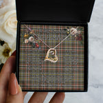 To My Beautiful Soulmate Necklace In Your Eyes I Have Found My Home Clan Scott Weathered Tartan Forever Love Necklace